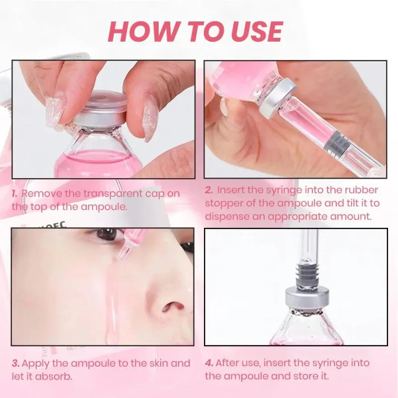 Peptide Collagen Lifting Face Serum | Korean Glass Skin Ampoule Face Lifting Serum Oasis Select