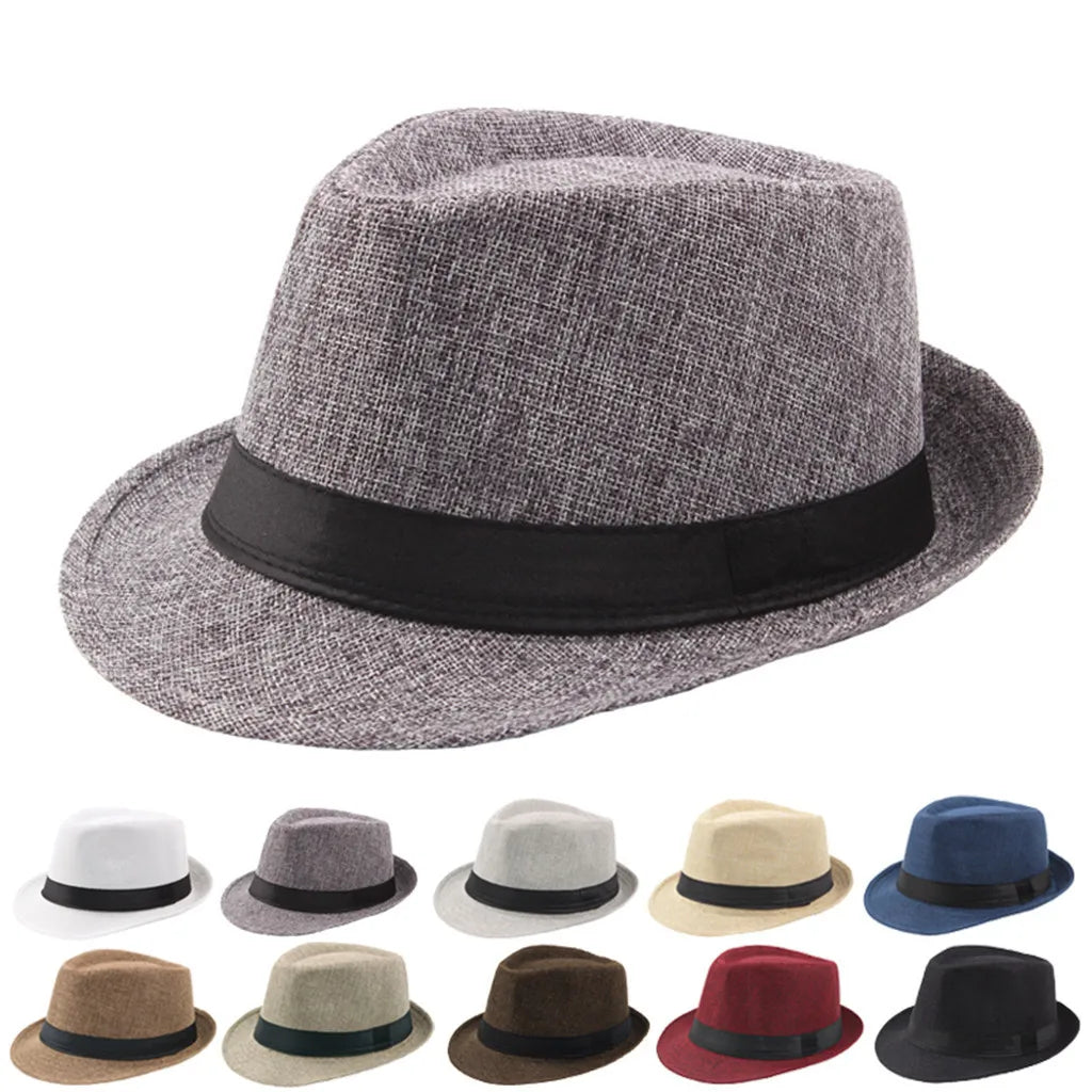 Cycling Caps Summer Men's Hats Fedoras Top Jazz Hat Bucket Bowler Hats Chapeau Fedora Hats Women Black Hat Wedding Caps Oasis Select
