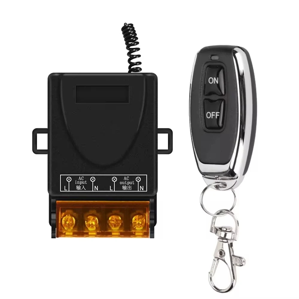 433MHz Wireless Remote Switch AC 75V-240V 30A Relay | GGBEE Wireless Relay Switch Oasis Select 1 Receiver 1 Remote