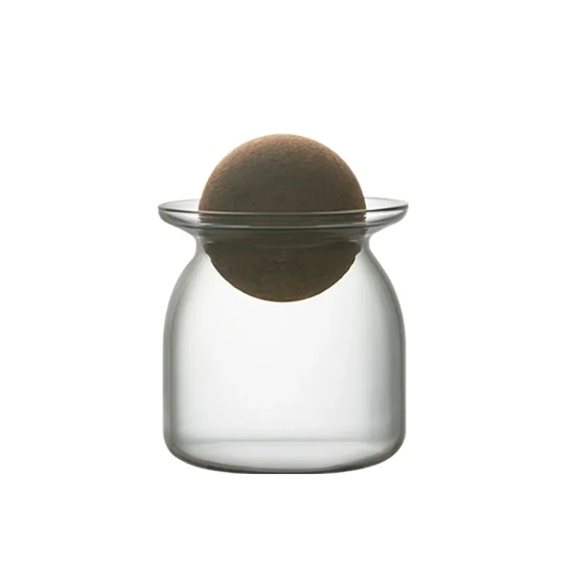 Coffee Bean Storage Jar Retro Sealed Food Grade Glass Coffee Powder Preservation Large Capacity Storage Bottle Oasis Select A