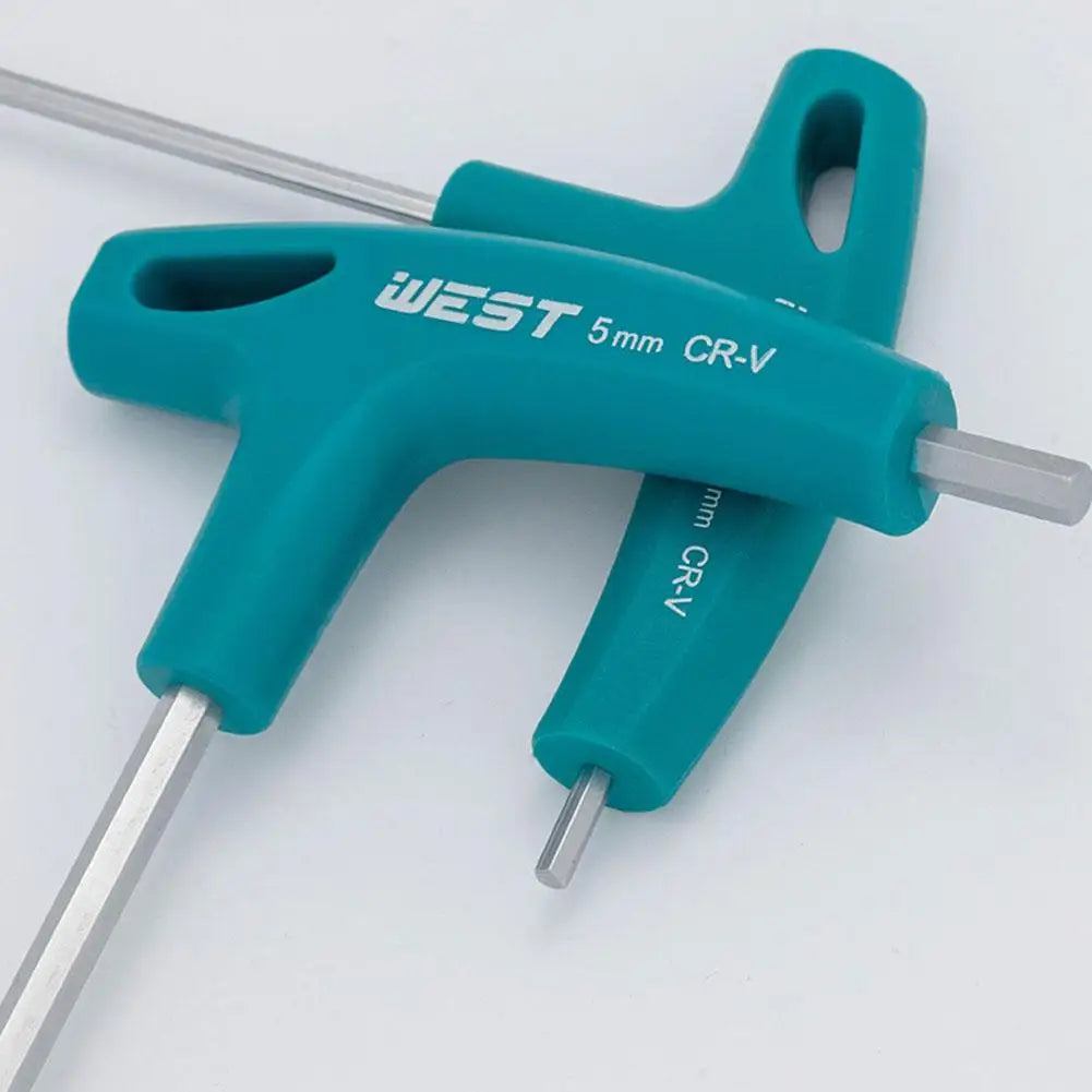 KITPIPI T-Handle Hex Allen Wrench | CRV 2mm–10mm T-Handle Hex Wrench Oasis Select
