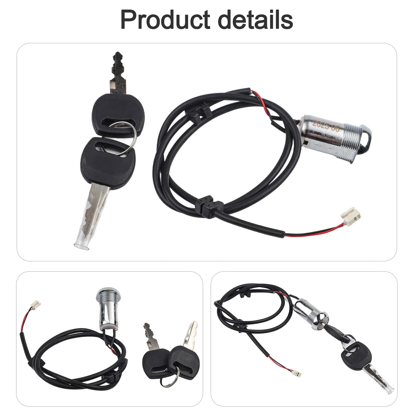 Secure Your For KuKirin G4 Electric Scooter with This Waterproof Lock and Two Keys Featuring a Sturdy Metal Locking Mechanism Oasis Select