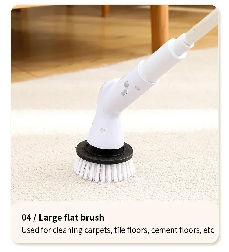 6-in-1 Cordless Electric Spin Scrubber – Kitchen & Bathroom Electric Spin Scrubber Oasis Select