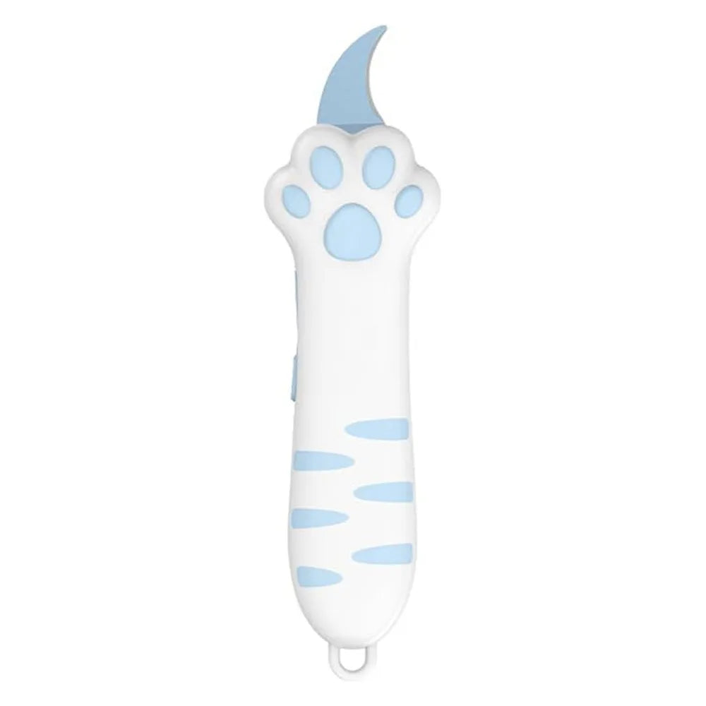 Mini Portable Cat Claw Utility Knife Creative Hand Account Decor Paper Cutting Tools Art Supplies Cute Cat Paw Sharp Box Cutters Oasis Select B Scalable