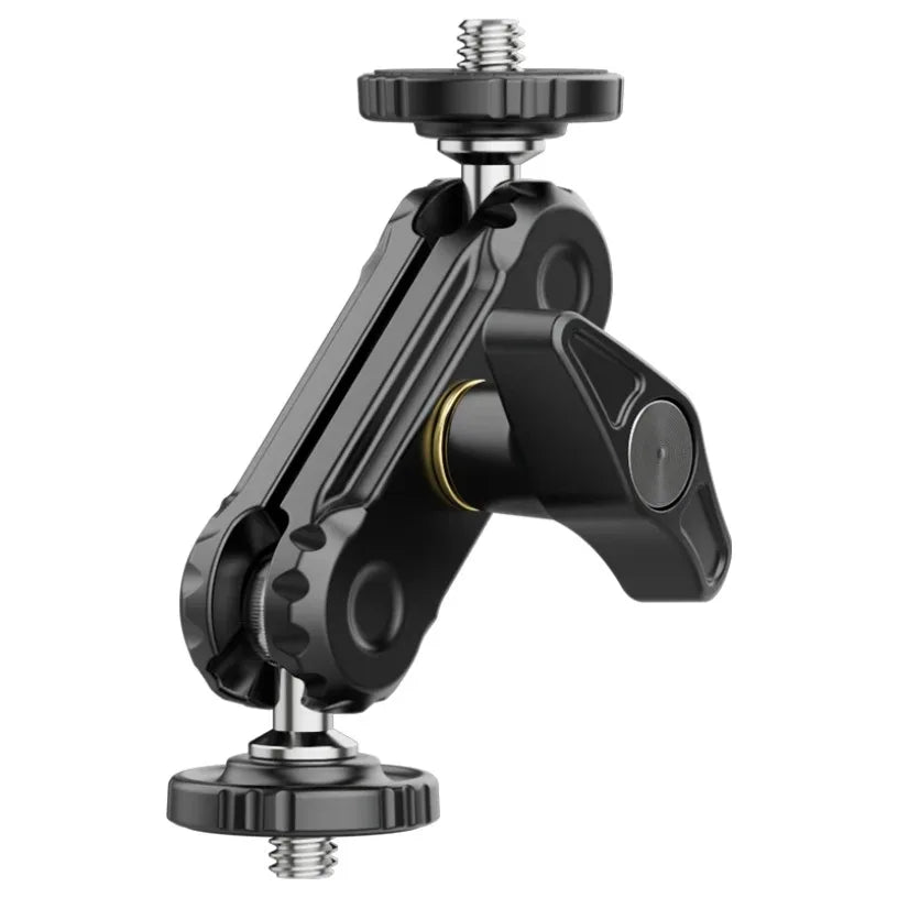 Metal Double Ball Heads Magic Arm With 1/4''Screw Extend Mount for DSLR Camera Monitor Video Mic Tripod Monitor Video Mic Tripod Oasis Select