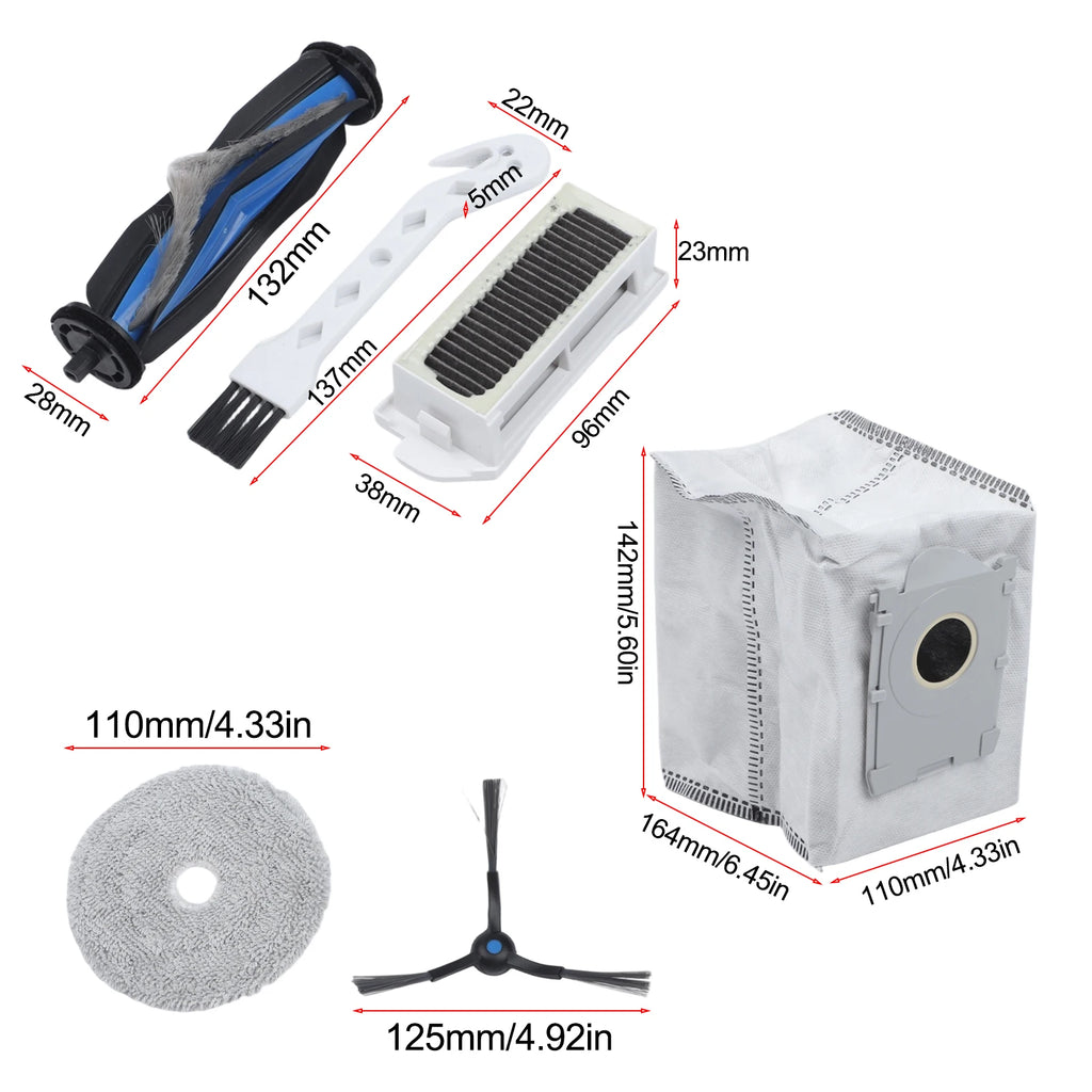 Main Side Brush Kit For ECOVACS For Deebot For Mini Robot Vacuum Cleaner Oasis Select