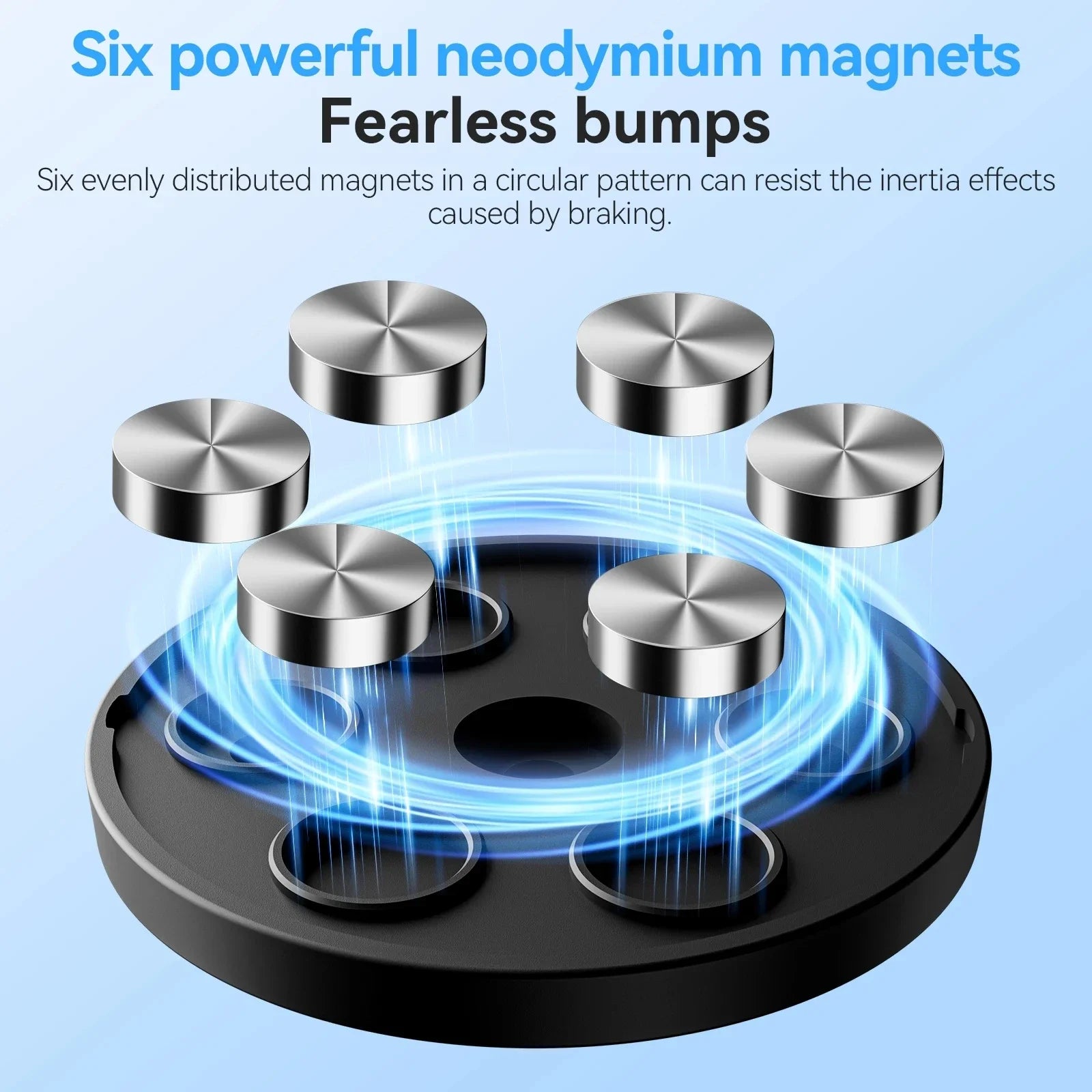 Magnetic Suction Camera Mount for DJI Osmo, Insta360 & GoPro