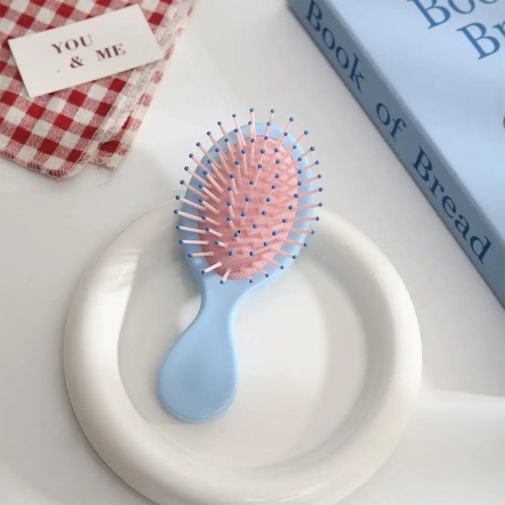 Mini Travel Detangling Hair Brush for Women & Girls – Wet/Dry Travel Hair Brush Oasis Select