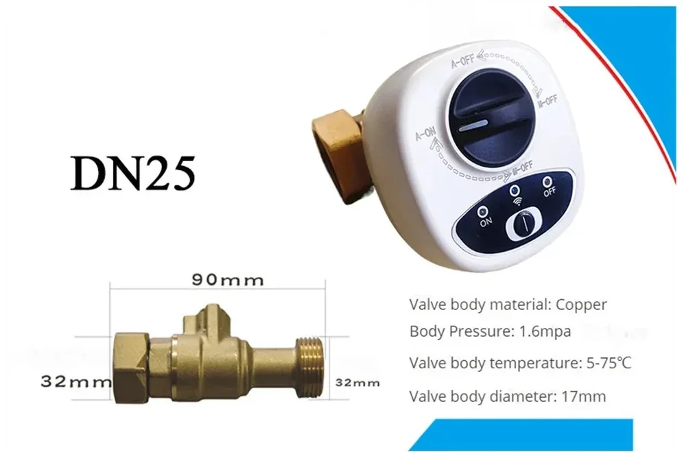 WiFi Smart Ball Valve DN15/DN20/DN25 – Alexa & Google Home Smart WiFi Ball Valve Oasis Select EU DN25 Manual