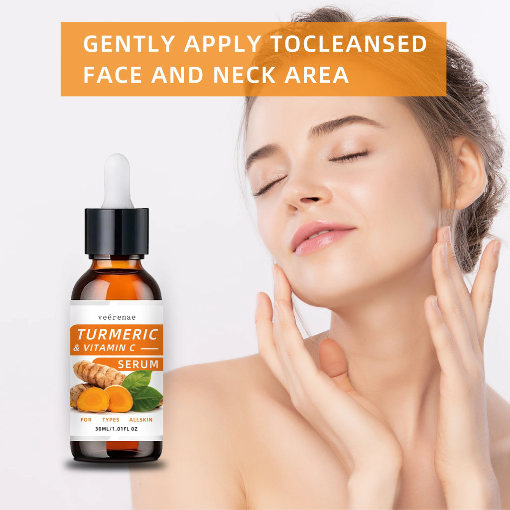 Turmeric & Vitamin C Face Serum – Hydrating & Brightening
