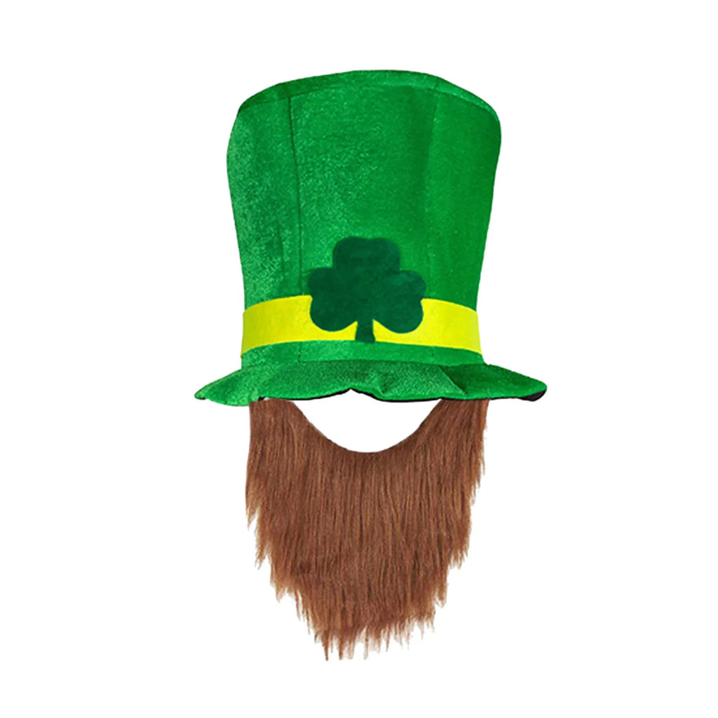 Green Leprechaun Stovepipe Hat – St. Patrick's Day Irish Top Hat Costume Hat Oasis Select D One Size