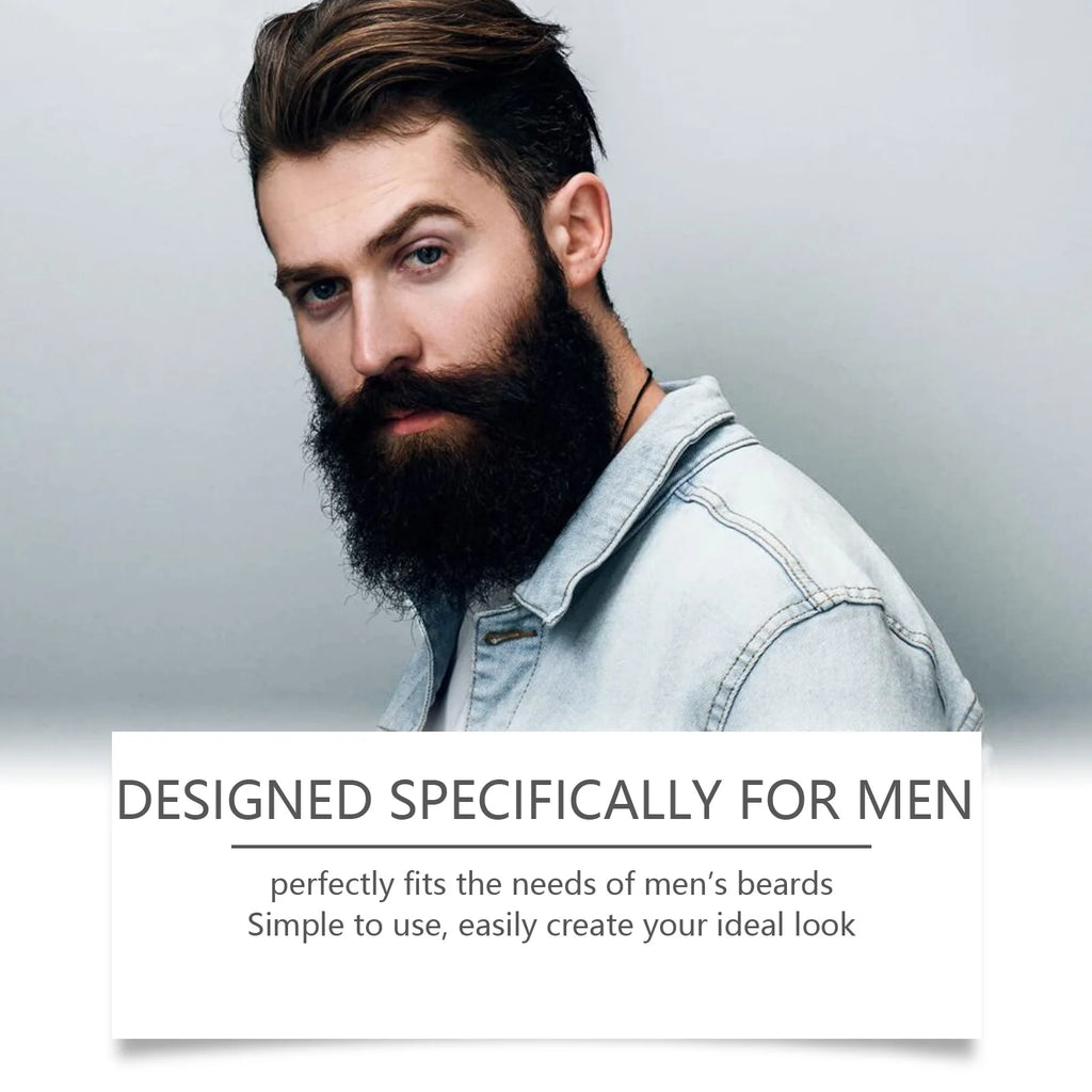 Men's Beard WaxSoft, Smooth & Natural ShinyRefreshing & Long-Lasting Non-GreasyDaily Gentle Beard Grooming Care Wax Oasis Select