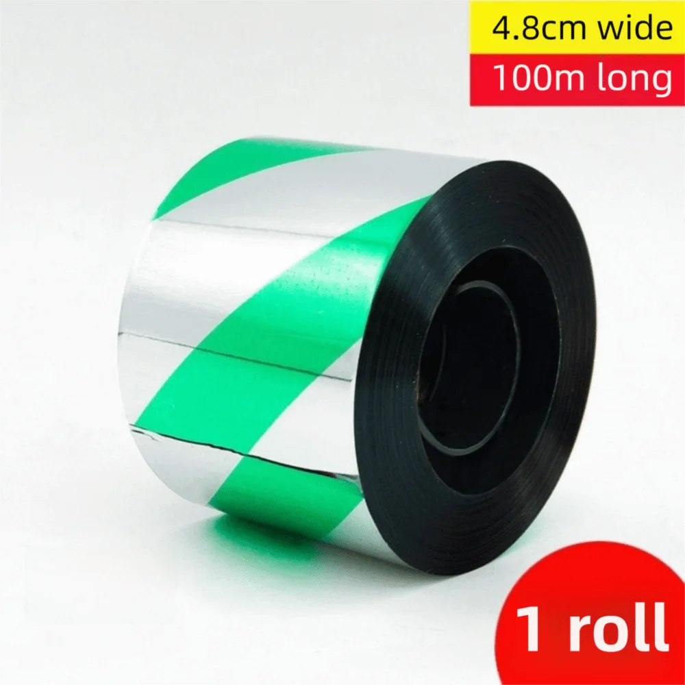 50M/100M/300M Double-sided Reflective Bird Repellent Ribbon Multipurpose Adhesive-free Anti Bird Tape Flashing Hanging Oasis Select Style 9