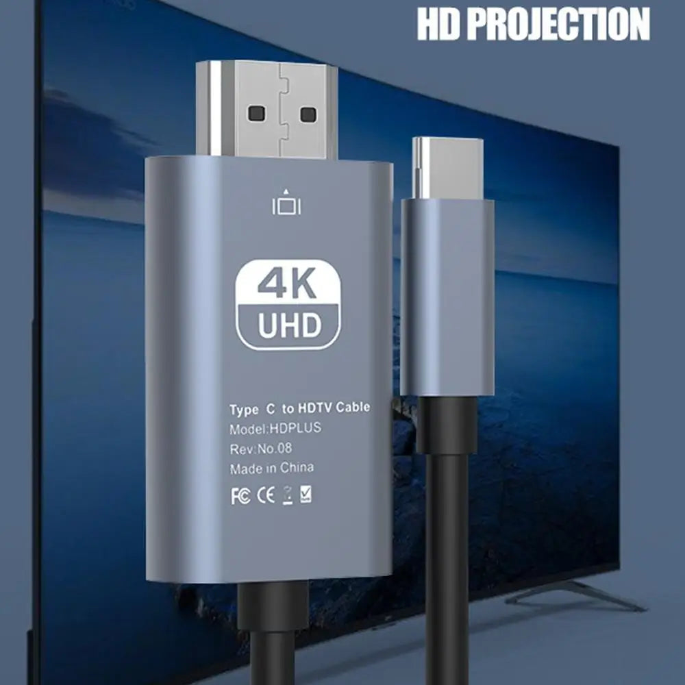 BUDI USB-C to HDMI Cable 4K@30Hz 2M | MacBook & ThinkPad