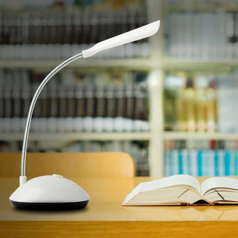 1pc Eye care learning gift small desk lamp, folding creative battery dimmable desk night light, bedroom led table lamp Oasis Select light pink