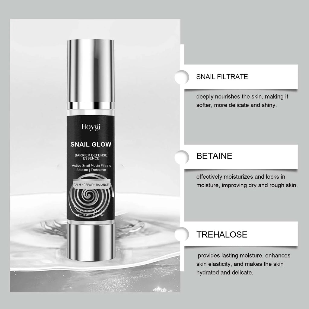Snail Mucin Skincare Set Collagen Snail Face Cream & Hydrating Essence Firming Pore-Tightening Soothing Improves Skin Texture Oasis Select