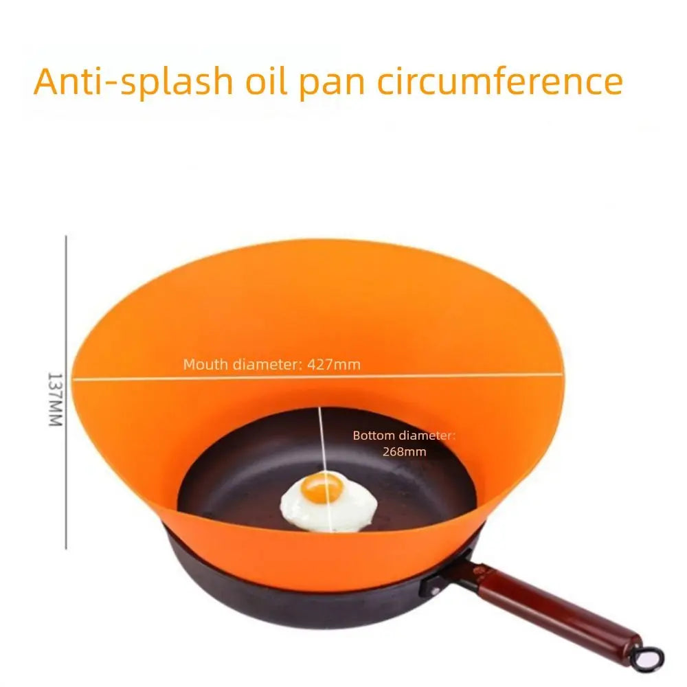 Silicone Foldable Splash Guard Lid for Pots & Pans | Kitchen