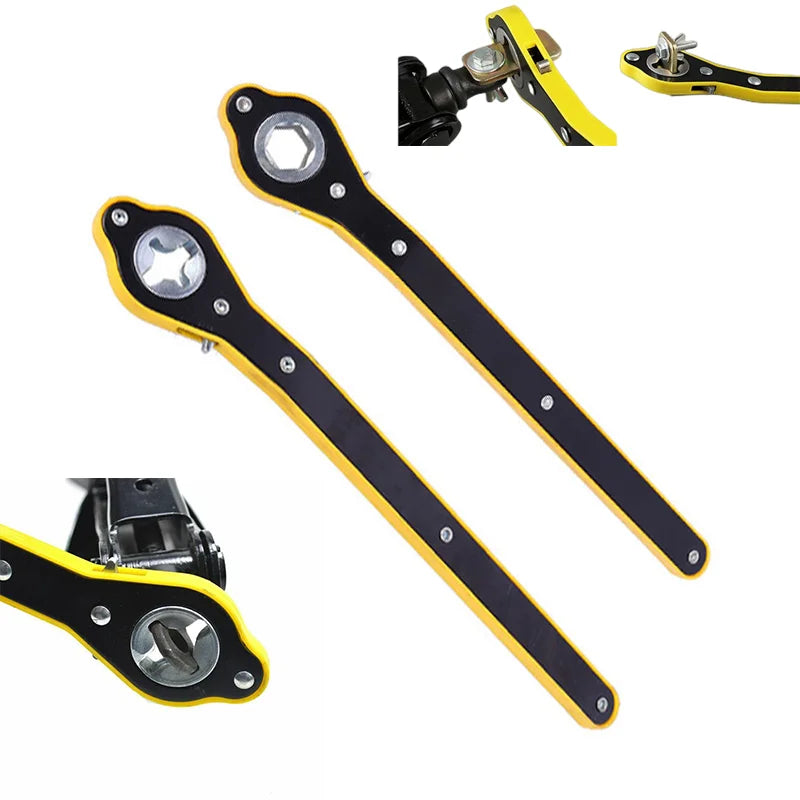 Labor-Saving Scissor Jack Ratchet Wrench – Tyre Lug Tool Car Jack Wrench Oasis Select