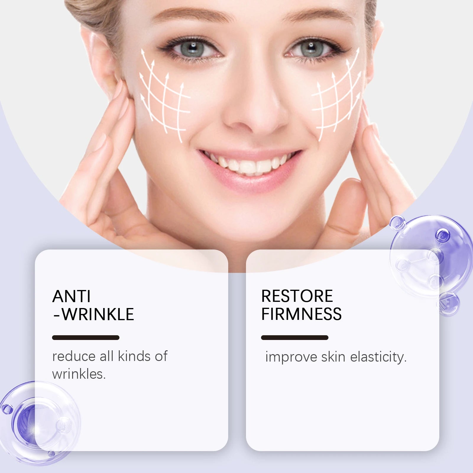 Anti-Aging Wrinkle Moisturizing Cream Daily Improvement Skin Elasticity Facial Hydration Nourishing Care Smooth Delicate Skin Oasis Select