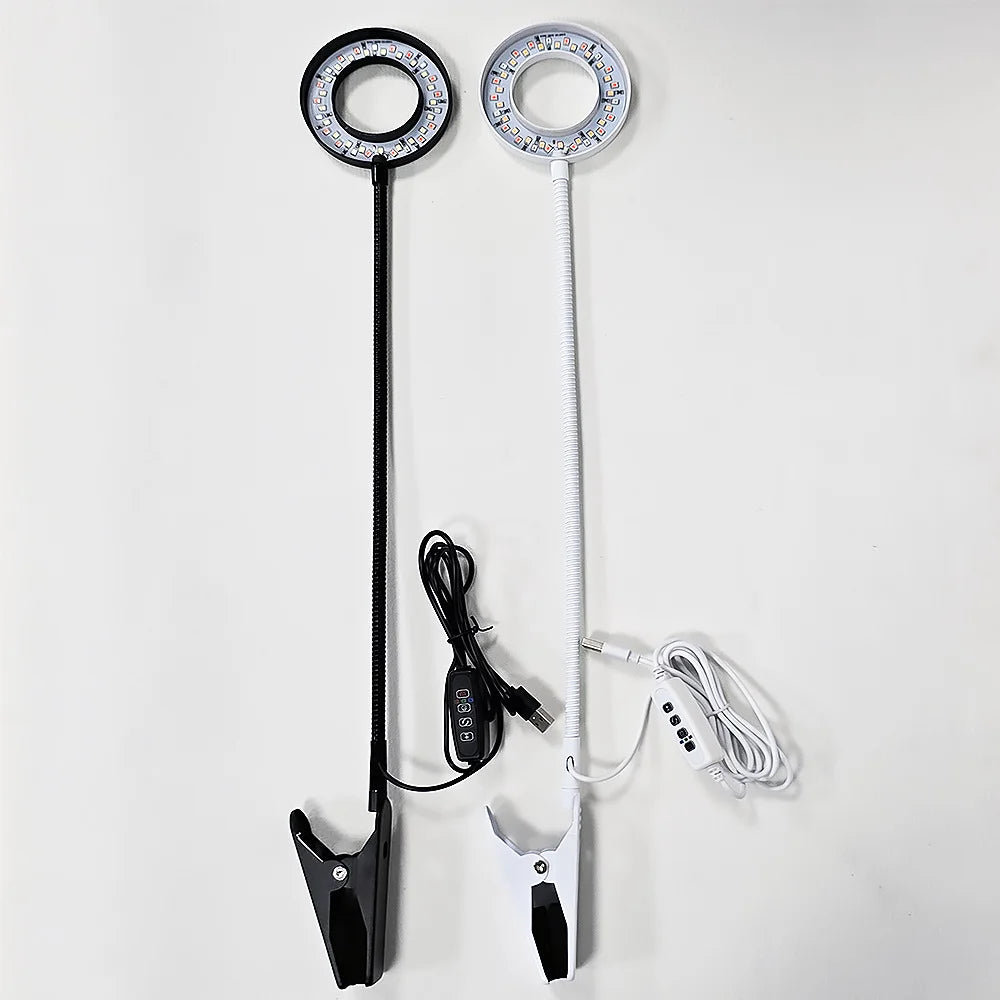 Full Spectrum LED Grow Light Clip-On Dimmable | SHINEKNOT