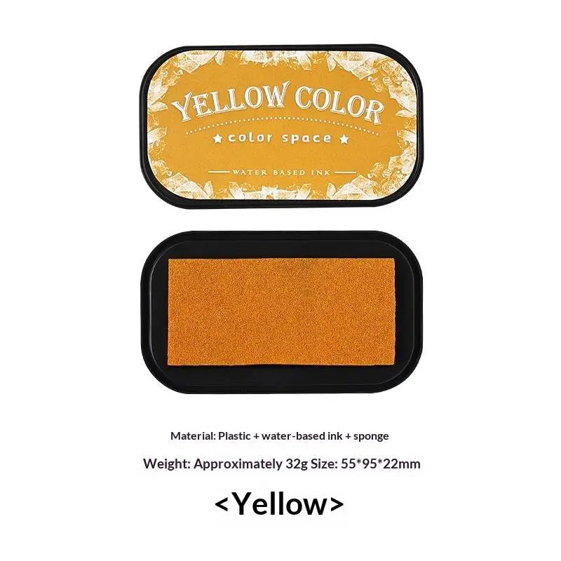 Water-Based Ink Sponge Inkpad for Stamping, Scrapbook & Planner