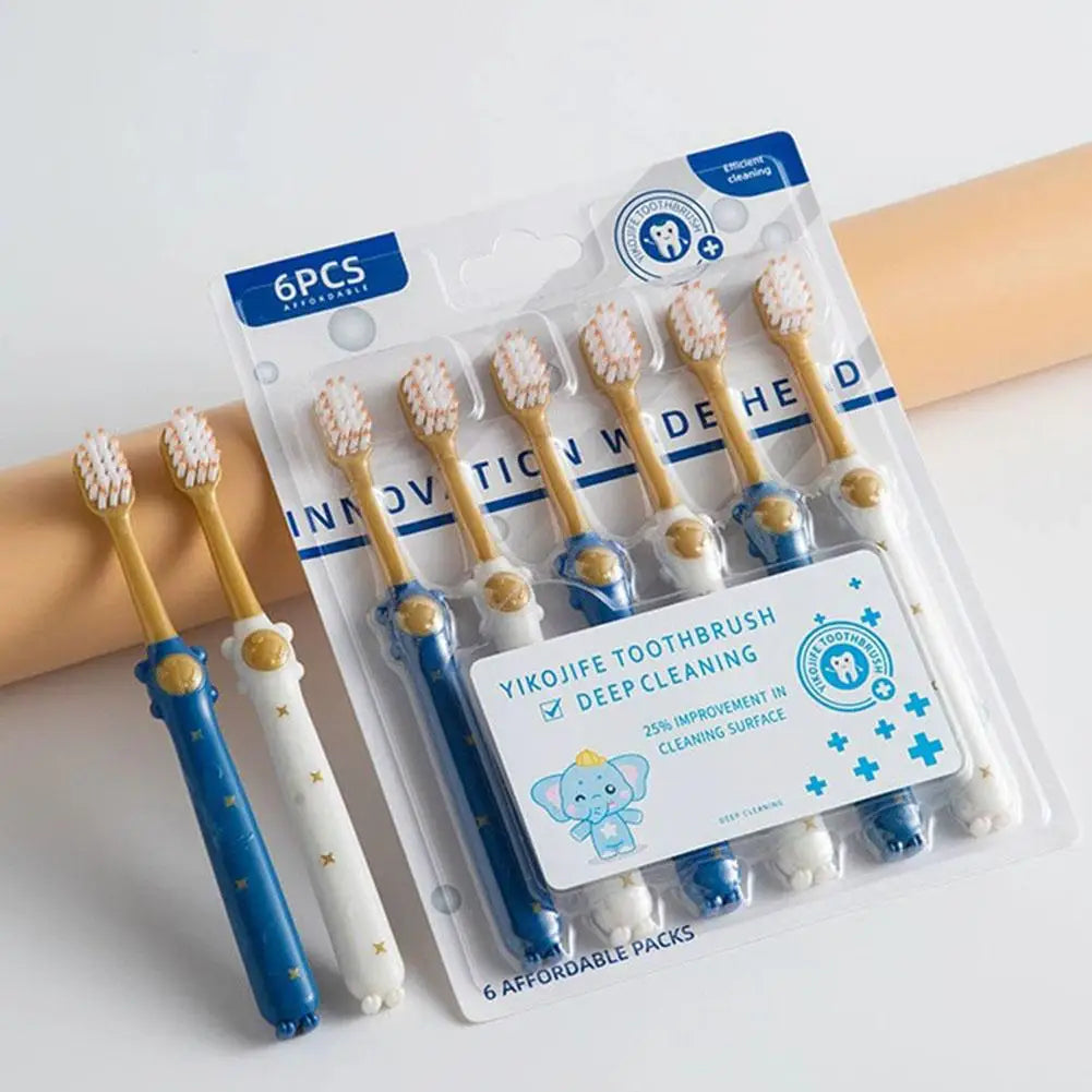 6-Pack Soft Bristle Toothbrush for Sensitive Teeth & Gums Soft Bristle Toothbrush Oasis Select