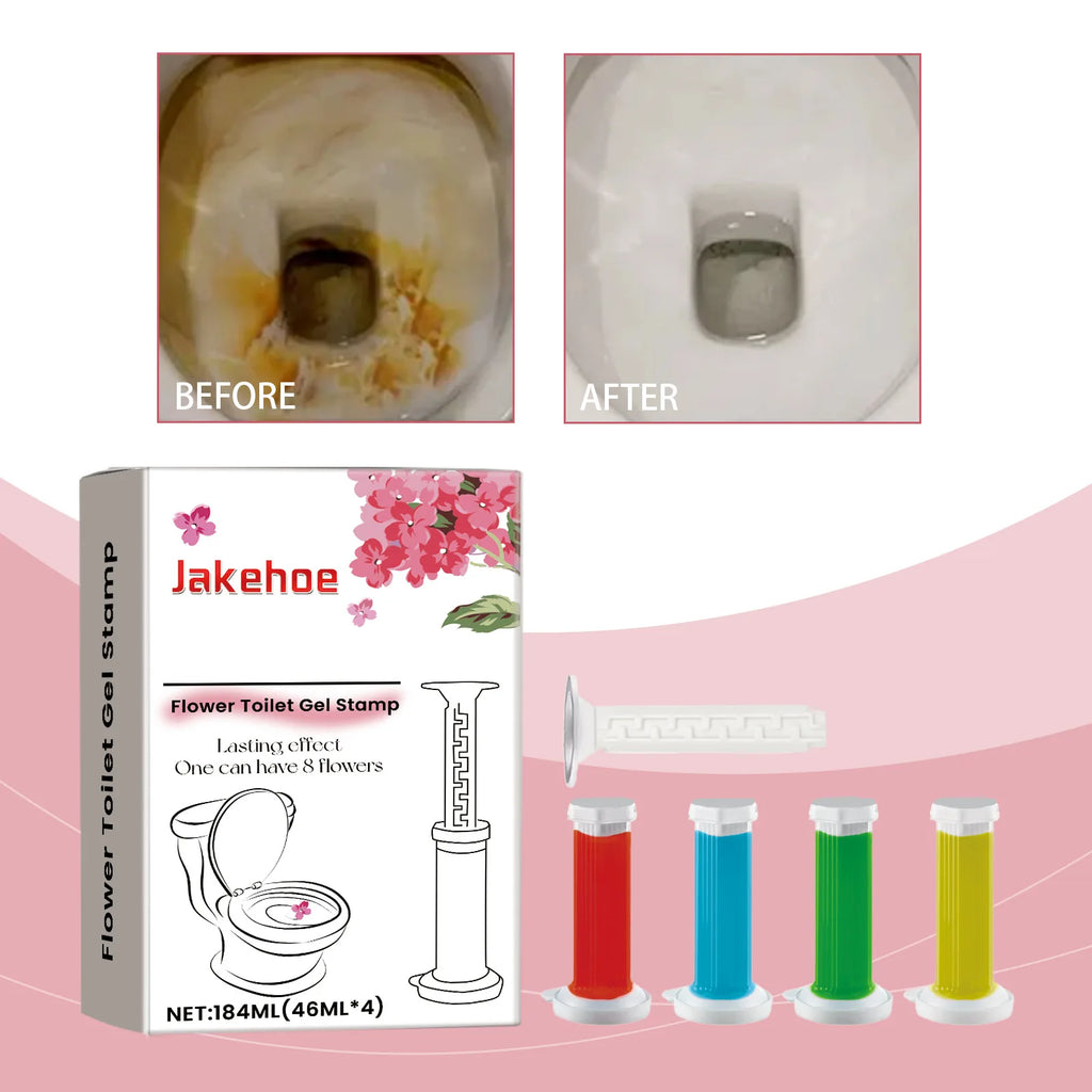 JAKEHOE Toilet Bowl Cleaning Gel – Odor Remover & Stain Fighter Toilet Bowl Cleaner Oasis Select