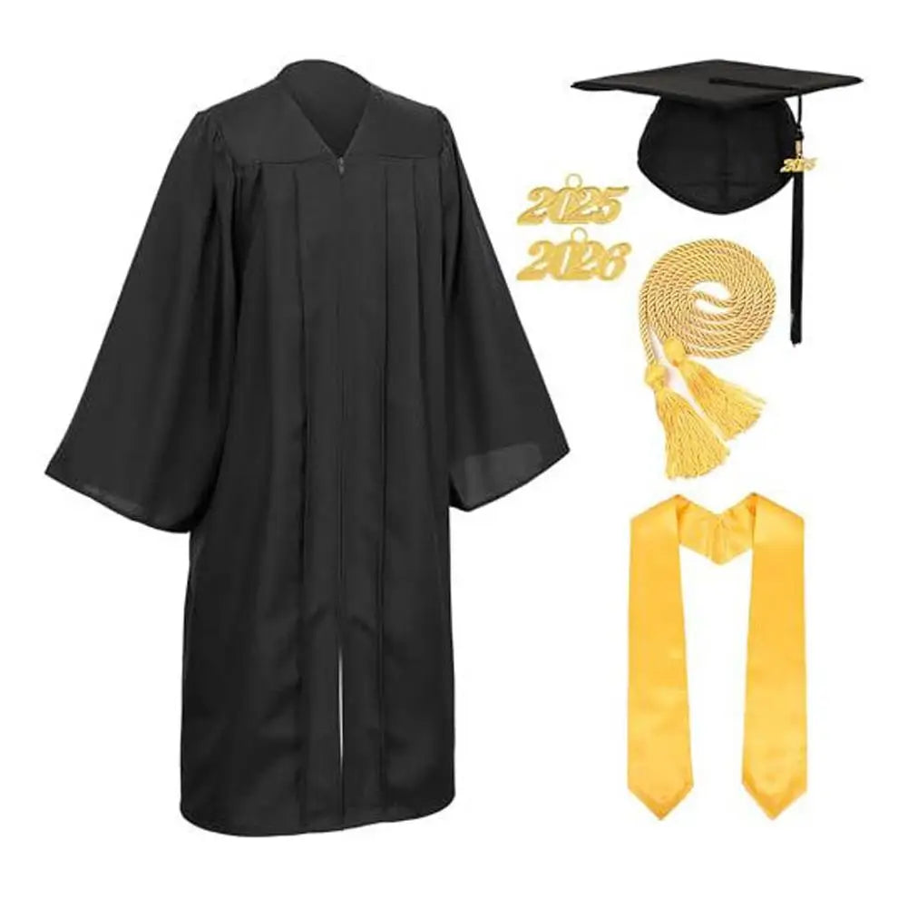 Unisex Adult Graduation Cap and Gown Set Academic Robe Formal Wear for School Graduation Ceremony Diploma Photography Events Oasis Select 51 171-178cm