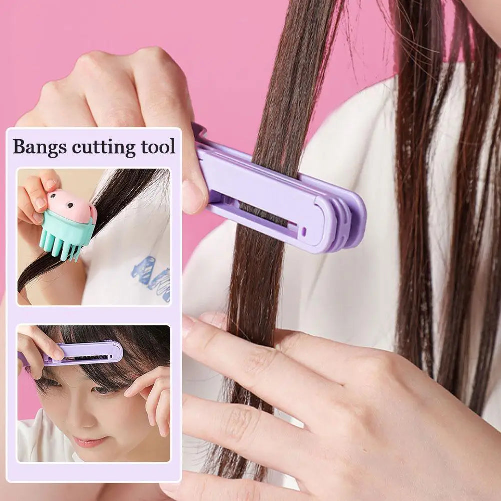 2-in-1 Bang Trimmer & Hair Cutting Comb – Portable Hair Bang Trimmer Oasis Select