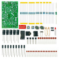 FM Transmitter Kit for DIY Electronics Projects 76mm x 47mm Green PCB with PLL Circuit and Audio Input Support Oasis Select A