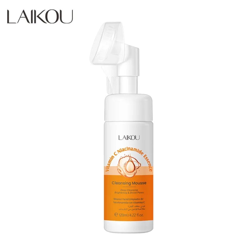 120ml Vitamin C Cleansing Mousse Facial Care Cleansing Pore Brightening Skin Tone Shrinking Pore Facial cleanser Skin care Oasis Select