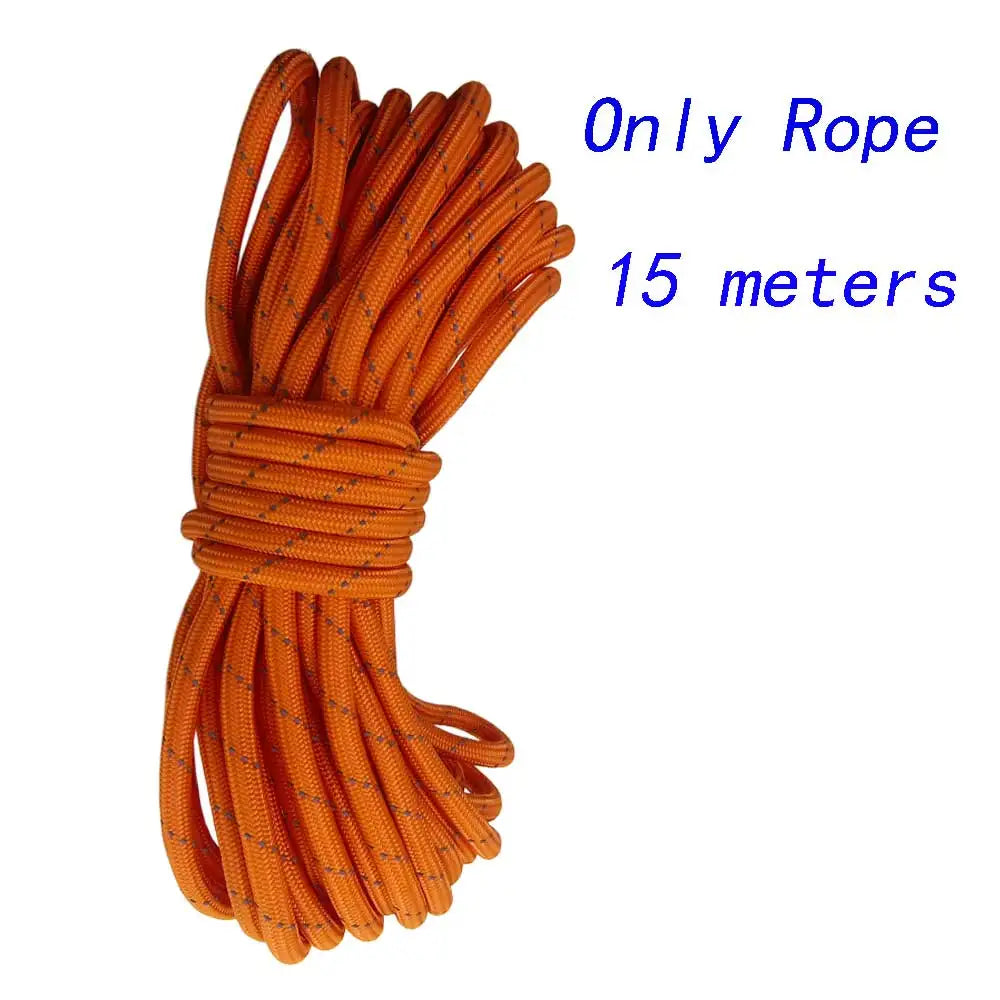 Water Rescue Rope Reflective Floating Line with 304 SS Hook Boat Kayak Pool Emergency High Visibility Lifeguard SafetyThrow Rope Oasis Select Orange 15M