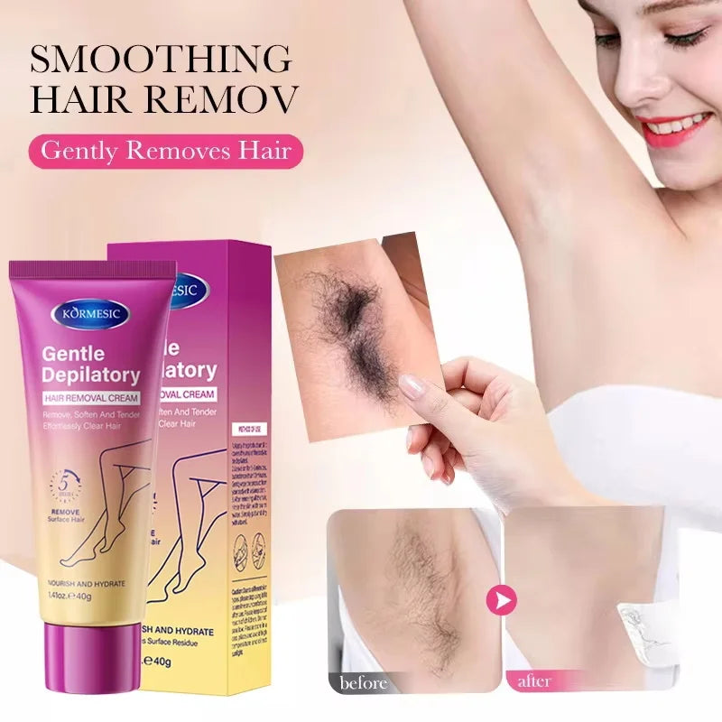 SADOER Hair Removal Cream & Growth Inhibitor – Body & Face Hair Removal Cream Oasis Select 1pc