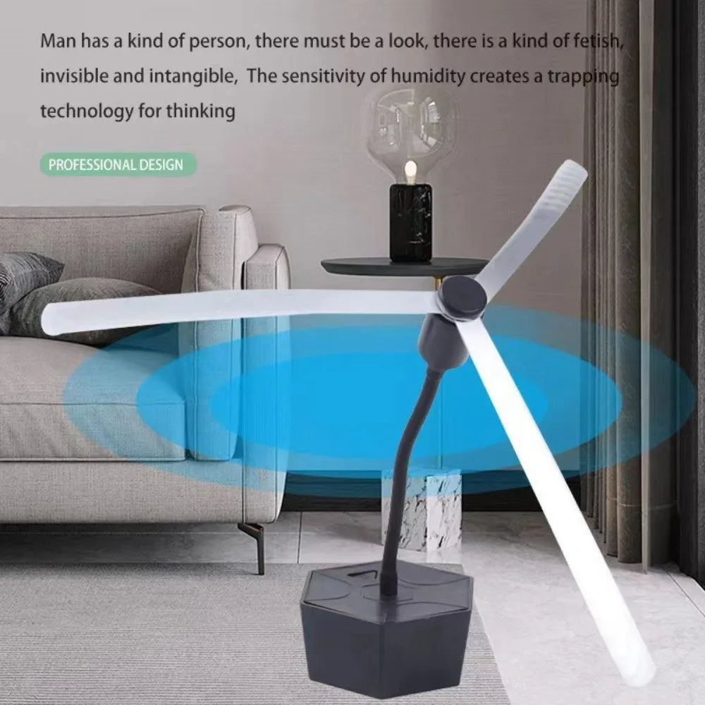 USB Rechargeable Fly Repellent Fan Can Drive Flies Multi-Functional Insect Repellent Fan Soundless Safe Fly Fans for Food Oasis Select