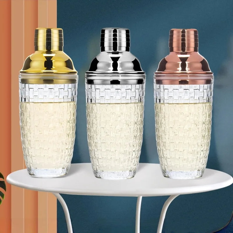 400ML Transparent Resin Shaker Cup, Milk Tea Accessories, Cocktail Shaker, Mixing Cup, Perfect for Whiskey and Other Beverages Oasis Select