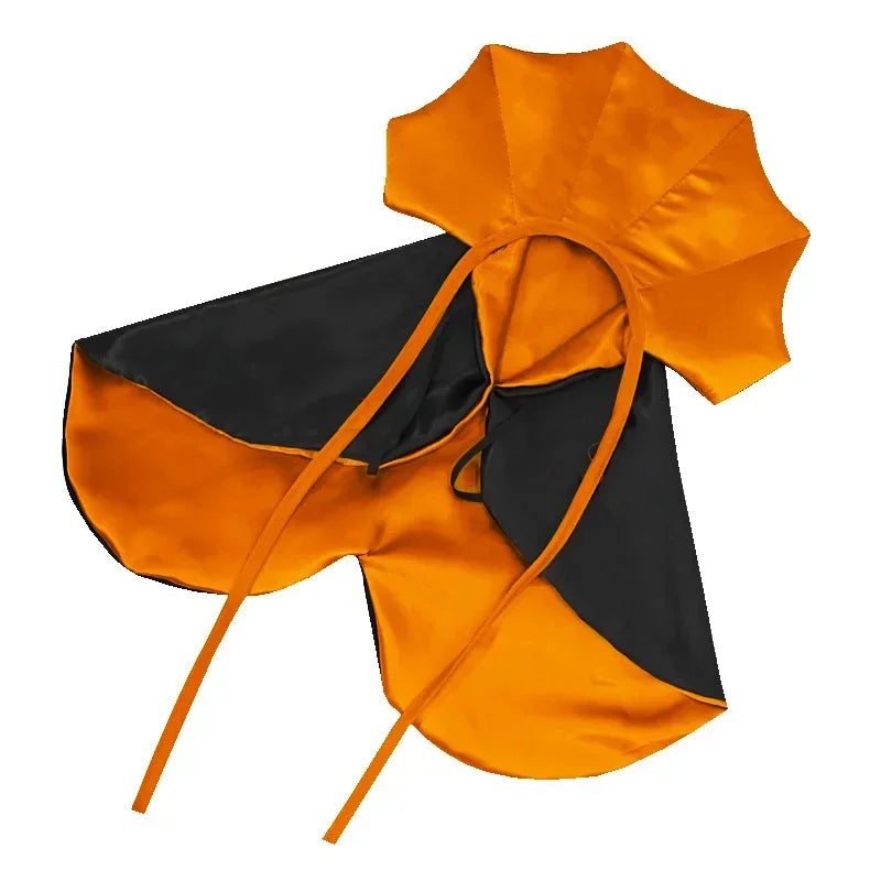 Cute Halloween Pet Costumes Cosplay Vampire Cloak For Small Dog Cat Kitten Puppy Dress Kawaii Pet Clothes Cat Accessoties Gift Oasis Select Orange S