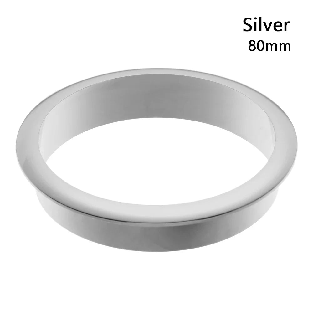 25-80MM Computer Grommet Table Cable Outlet Port Desk Wire Hole Cover Buckle Line Organizer Desk Table Cable Fastener Hardware Oasis Select 80mm silver