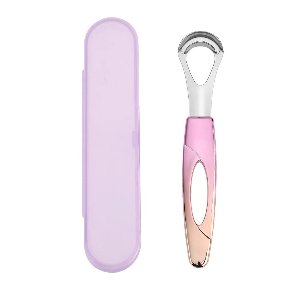 Stainless Steel Tongue Cleaner – Double Scraper, Fresh Breath