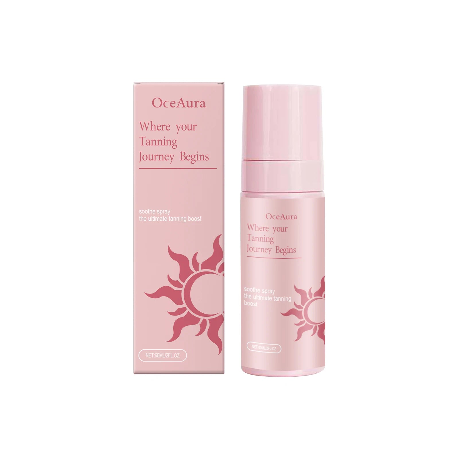 Self Tanning Spray Bronzer Wheat Skin Summer Tanner Sunbathing Aid Enhance Melanin Lasting Hydrating Tanning Intensifier Spray Oasis Select 60ml Boxed