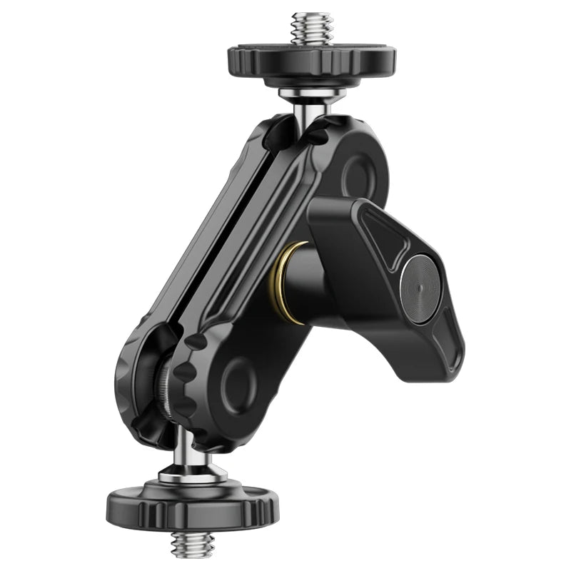 Metal Double Ball Heads Magic Arm With 1/4''Screw Extend Mount for DSLR Camera Monitor Video Mic Tripod Monitor Video Mic Tripod Oasis Select 1pc Metal Magic Arm