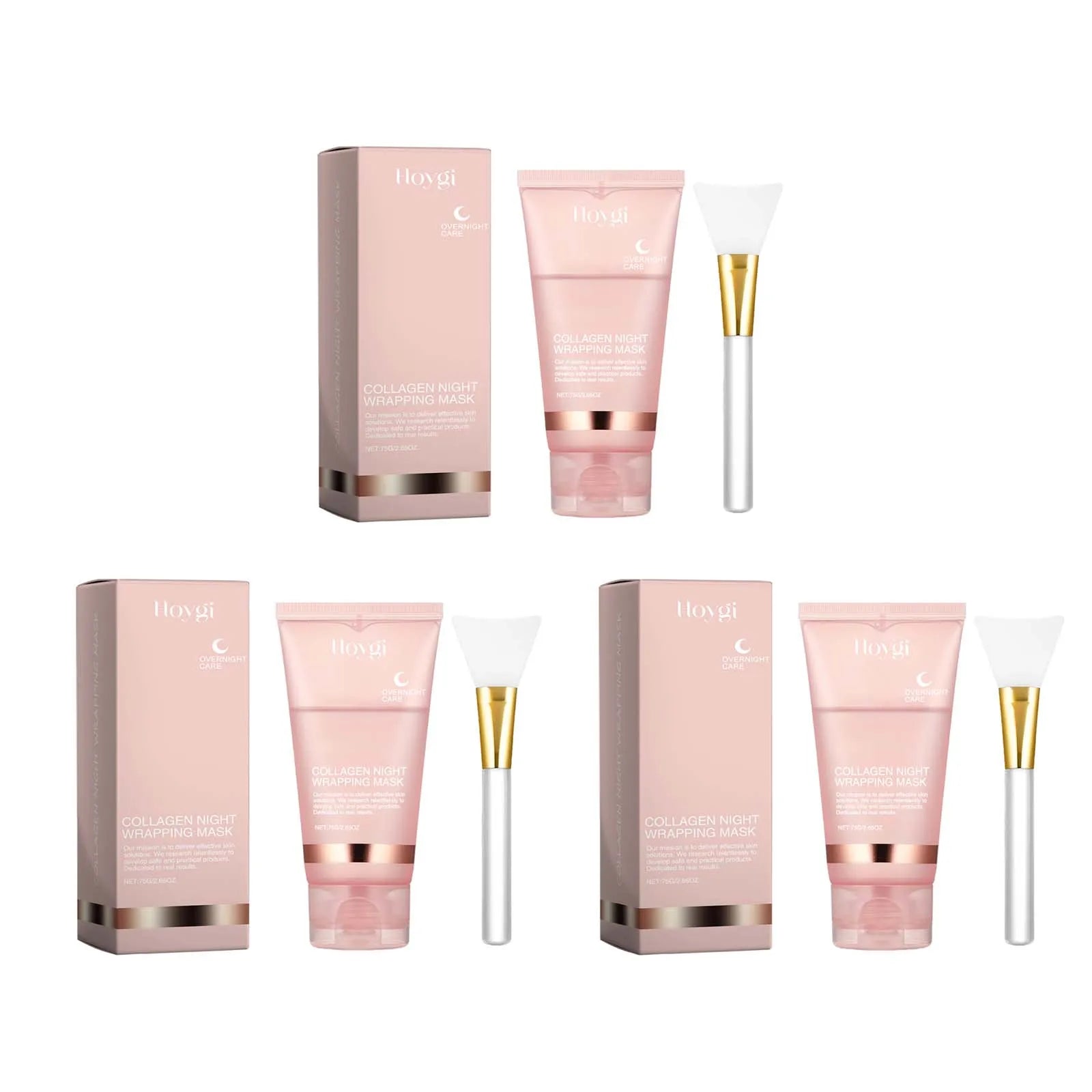 Hoygi Collagen Peel-Off Overnight Mask – Firming & Hydrating Collagen Peel-Off Mask Oasis Select 3 Sets