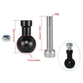 Hot Sale 17mm Ball Head To M6 Screw Bracket Connector Motorcycle Sport Camera Mount Connector Motorcycle For Camera Oasis Select Black
