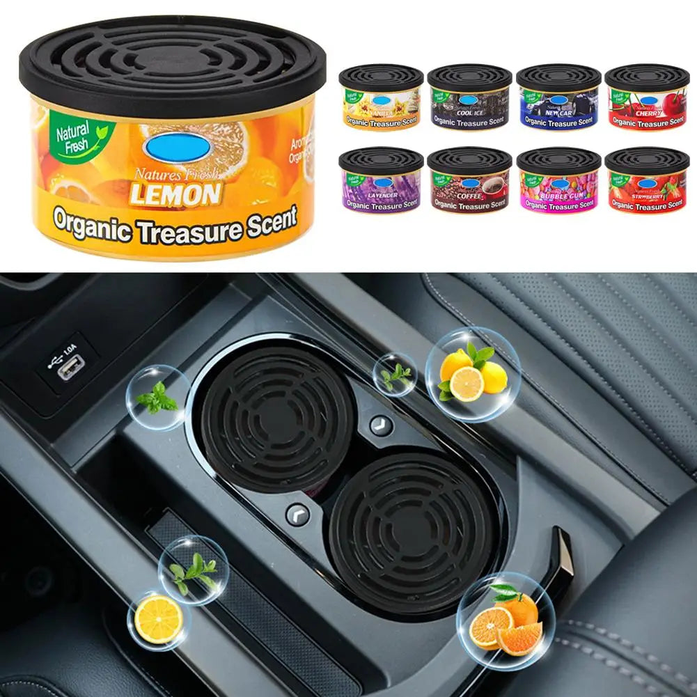 Car Air Freshener Coffee Scent – Long-Lasting Wood Block