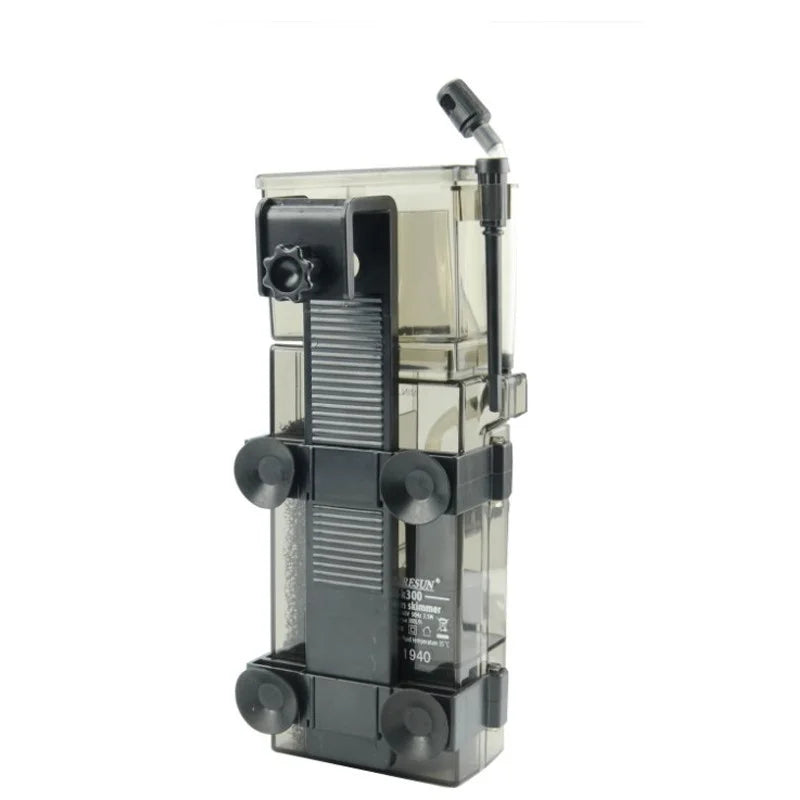 Mini Protein Skimmer Marine Aquarium Fish Tank Filter System Accessories filter protein swimmer RESUN SK-300 3.5W 300L/H Oasis Select