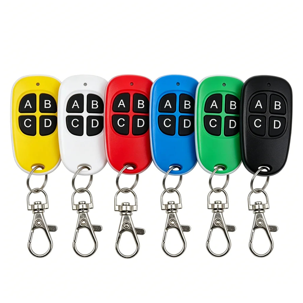 10pcs Remote Control 433mhz Car Key Garage Door Gate Opener Controller Duplicator Clone Cloning Code Oasis Select 10PCS Mix color