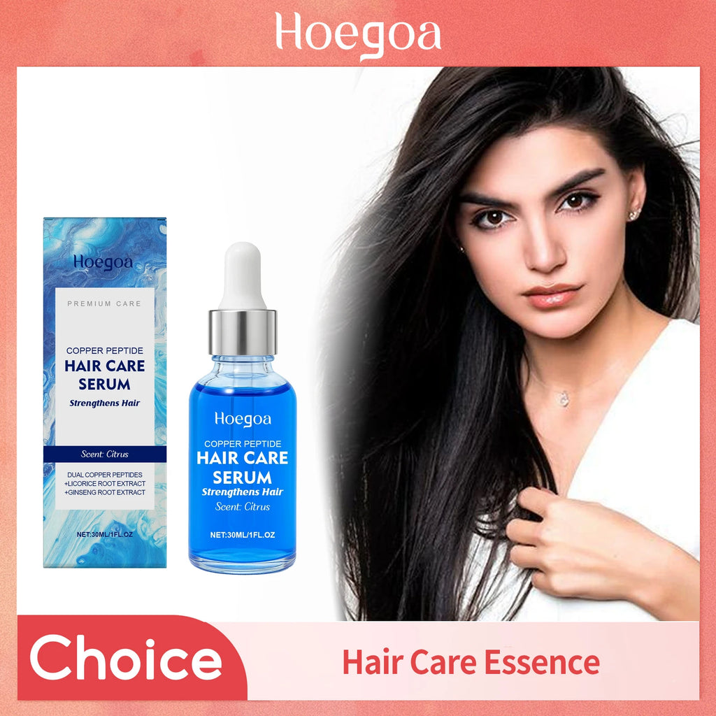 Copper Peptide Hair Growth Serum Promote Regrowth Repair Damage Scalp Oasis Select