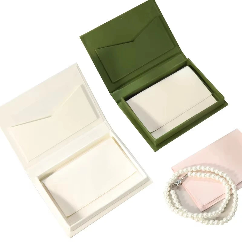 Magnetic Flip Jewelry Box | Embossed Gold Foil Gift Box