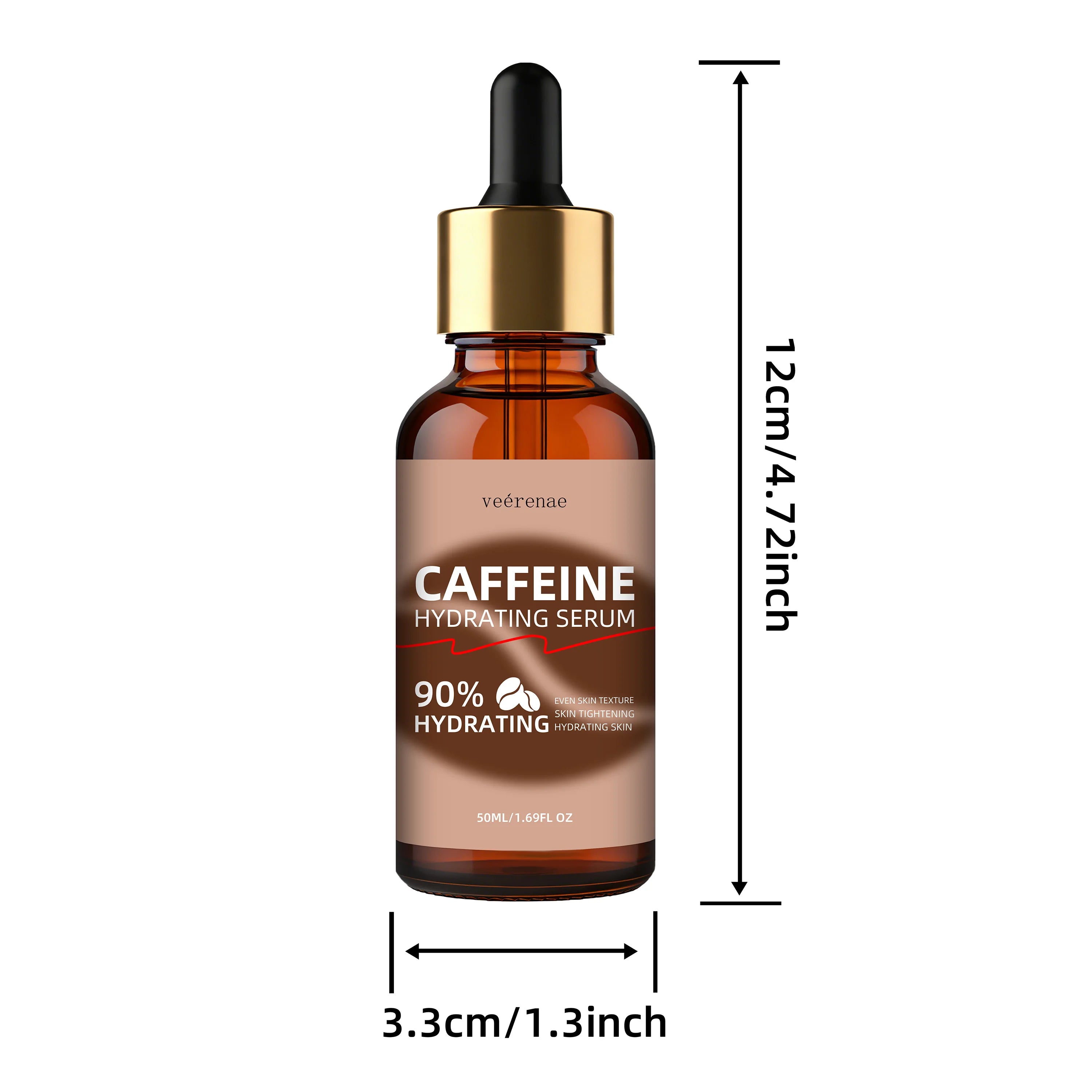 veérenae Caffeine Hydrating Serum 2-Pack | 24H Deep Moisture
