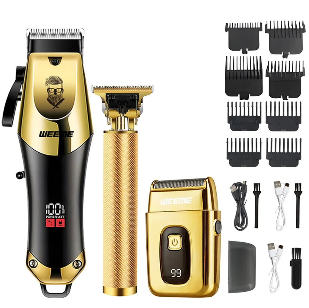 WEEME 806-HW Electric Hair Clipper UBS Rechargeable Cordless Beard Trimmer Men Powerful Electric Hair Clipper Trimming Tool Oasis Select 810-JW-TJS