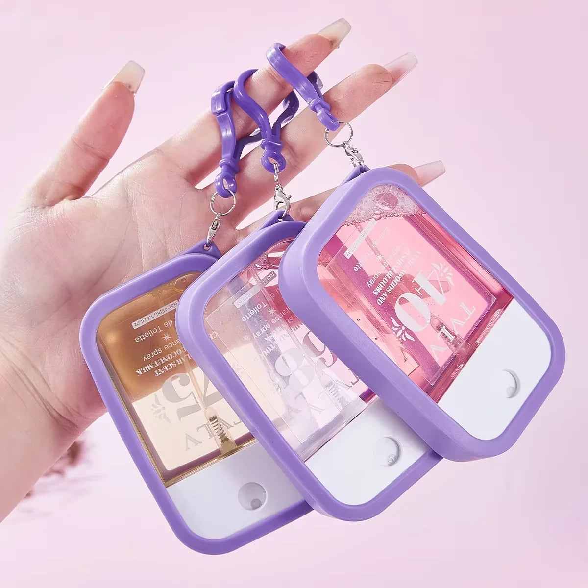 5-Pack Portable Liquid Air Freshener Pendants – 6 Scents